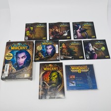 World of Warcraft PC 2004 5-Disc Set with Warcraft II Tides of Darkness MS-DOS
