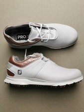 FOOTJOY Women Size 5.5 Medium Pro SL Spikeless Golf Shoes BNIB White Lightweight