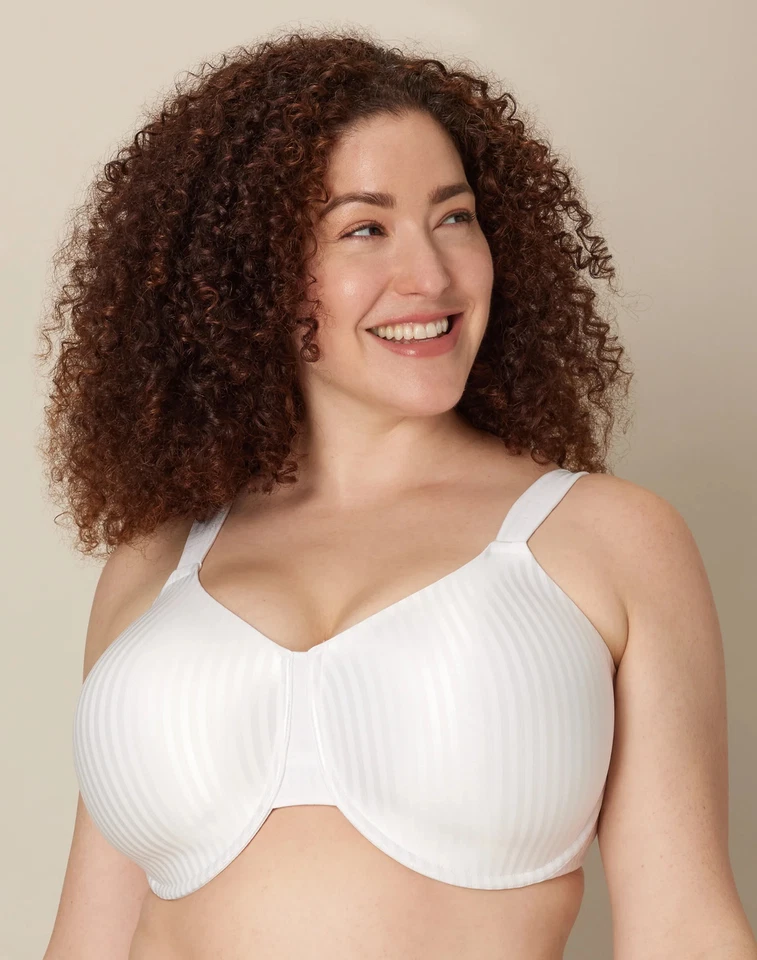 Playtex Secrets Perfectly Smooth Underwire Bra Womens Seamless light TruSUPPORT