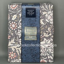 William Morris KING 3 Pc Duvet Cover Sham Set DOUBLE BOUGH - HEATHER