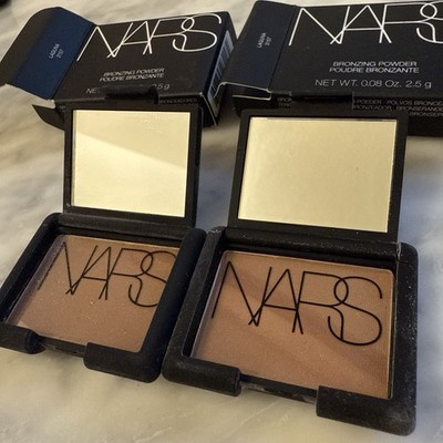 2 New In Box NARS LAGUNA Bronzing Pressed Powder LAGUNA 0.08oz 2.5g damaged