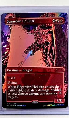 Bogardan Hellkite - Foil - Borderless - Secret Lair: 30th Anniversary Countdown Kit #2006