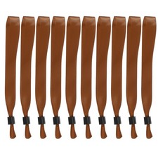 50 Pcs Cloth Event Wristband, Disposable Wrist Bands, Brown