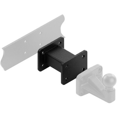 Anhängerkupplung Verlängerung 125mm Anhängerkupplung Distanzblock 4 Loch 83x56 für Hyundai Porter96-04