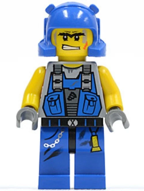 LEGO® Minifig pm011 - Power Miner - Orange Scar Power Miners  Minifigur - Bild 1 von 1