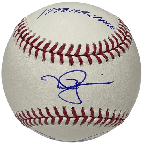 Sammy Sosa & Mark McGwire Signed ROMLB Baseball w/ Insc Beckett Witness BAS COA