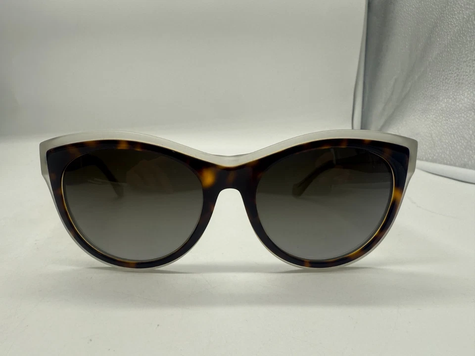 Gafas de sol Balenciaga blancas/marrones BA 65 56B Cateye 56 - 18 - 140 Foto 2 de 4