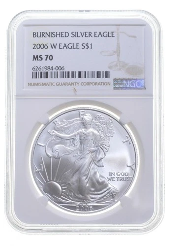 Photo of a 2006-W American Silver Eagle from an eBay listing that sold on Jul 22, 2026