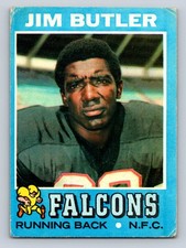 1971 Topps #2 Jim Butler Atlanta Falcons