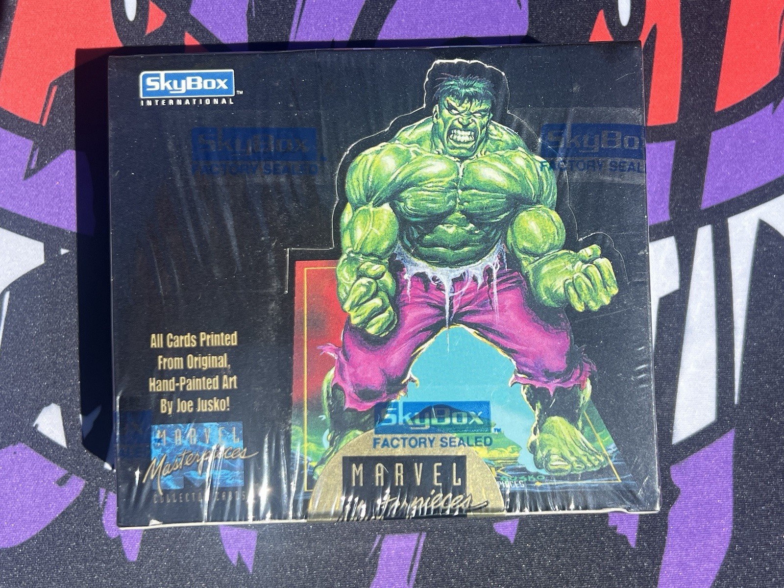 Sealed Box Marvel 1992 Masterpieces trading card — raw and PSA graded price guide