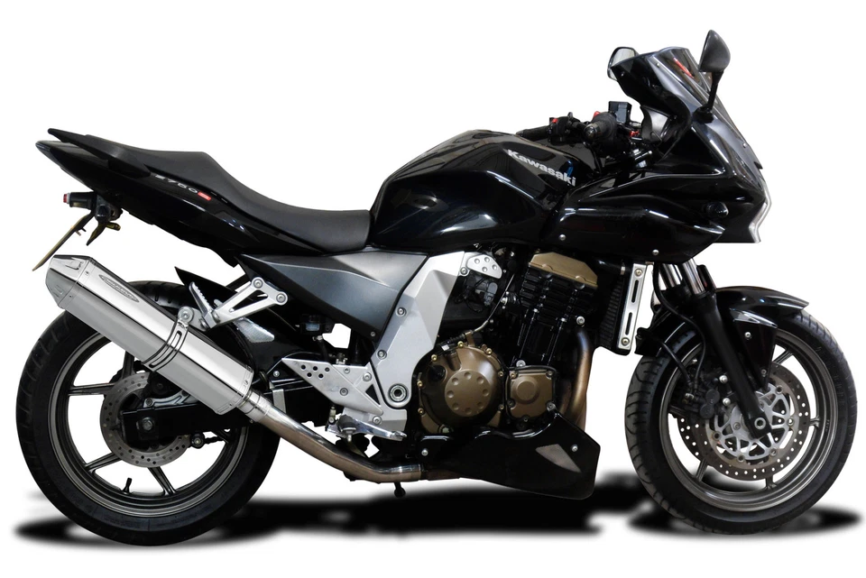 Kawasaki Z750 04-06 Delkevic 17 дюймов треховальный глушитель из нержавеющей стали комплект - Изображение 3 из 4