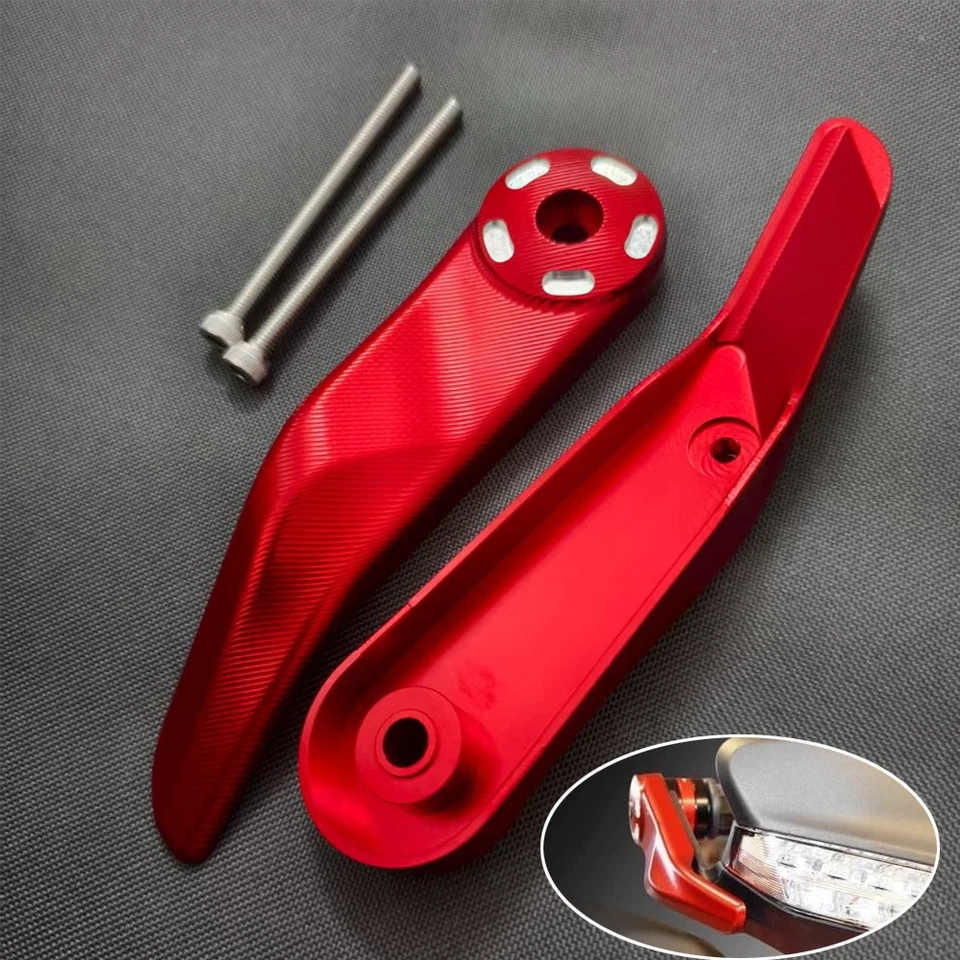 Kit protector de manillar CNC para Ducati Multistrada 1260 1200 Hyperstrada 821 939 Foto 3 de 4