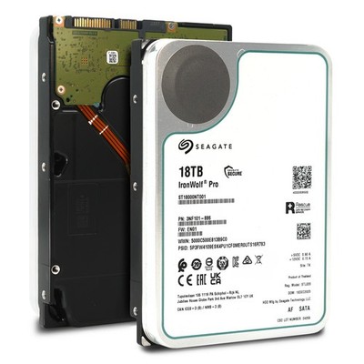 Seagate Ironwolf Pro 18TB ST18000NT001 7.2K RPM SATA 6Gb/s 512e 3.5'' HDD