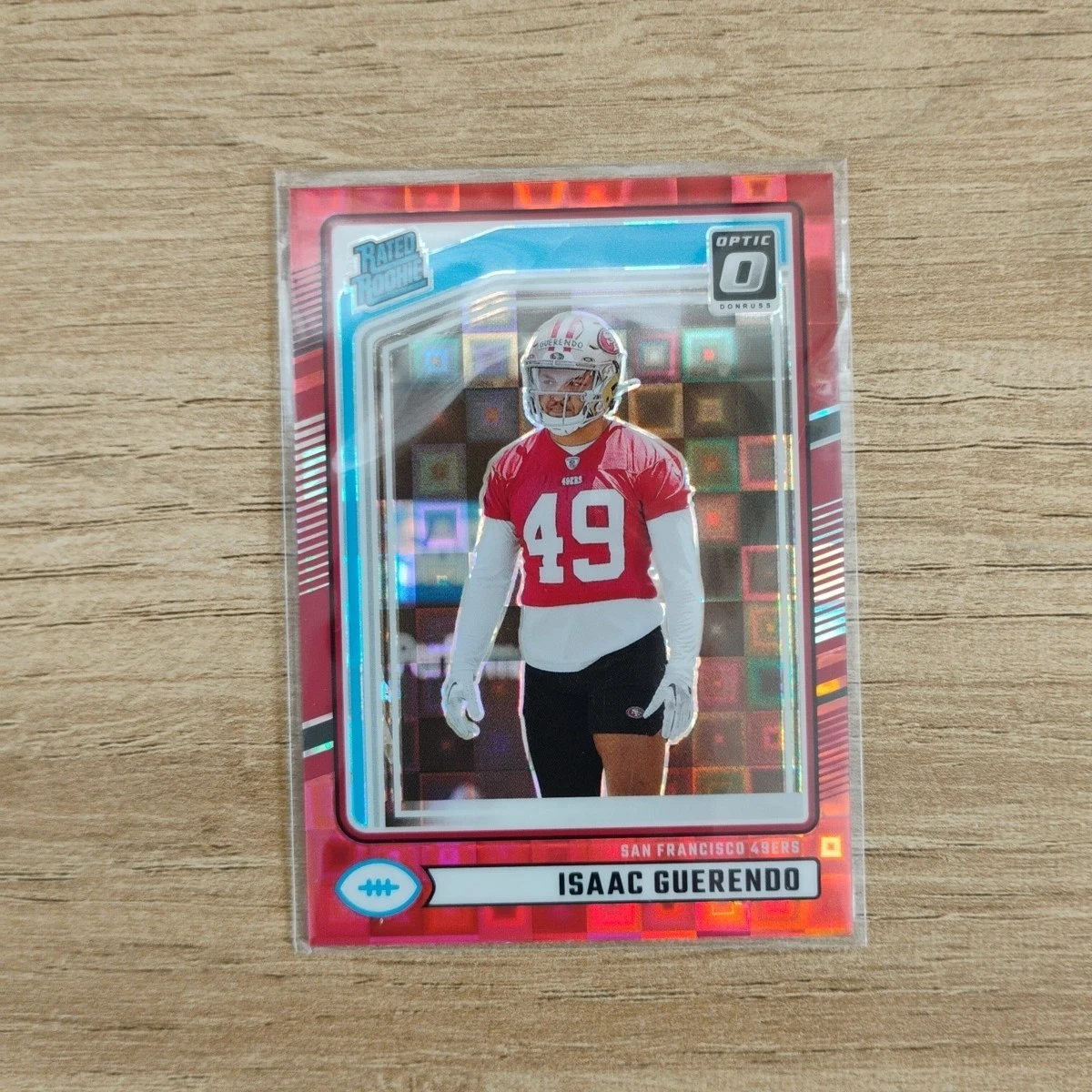 2024 Panini Donruss - Rated Rookie Isaac Guerendo Optic Preview Red Pandora