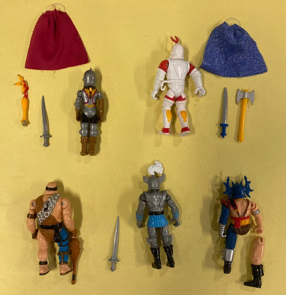 LJN Advanced Dungeons & Dragons 5 Figures Vintage 1983 Deeth Bowmarc Strongheart - Image 2 of 4