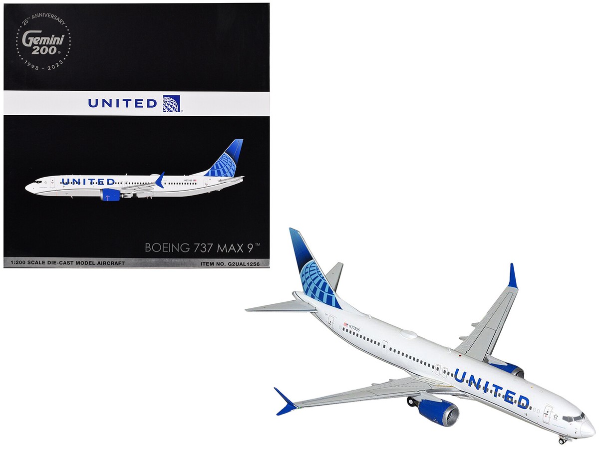 NG 200 United 737-Max 9 美品 NG 200 United 737-Max 9 美品 1:200 NG Model United Airlines