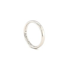 De Beers Wedding Band, Platinum, 2.5mm, Size J