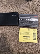 VTG 80's FRANKLIN WORDMASTER WM-1000 with case RR