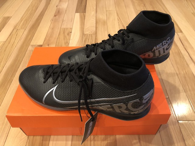 nike mercurial indoor black