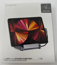 SATECHI Aluminum Stand USB Type-C Hub for iPad Pro ST-TCSHIPM - NEW