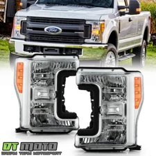 2017 2018 2019 Ford F250 F350 SuperDuty Headlights Headlamps Light Left+Right