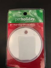DIY pawprint ornament Pet Holiday Collection 