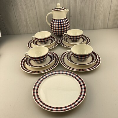 Villeroy & Boch Mettlach Germany Antique 8202 Tea Coffee Service