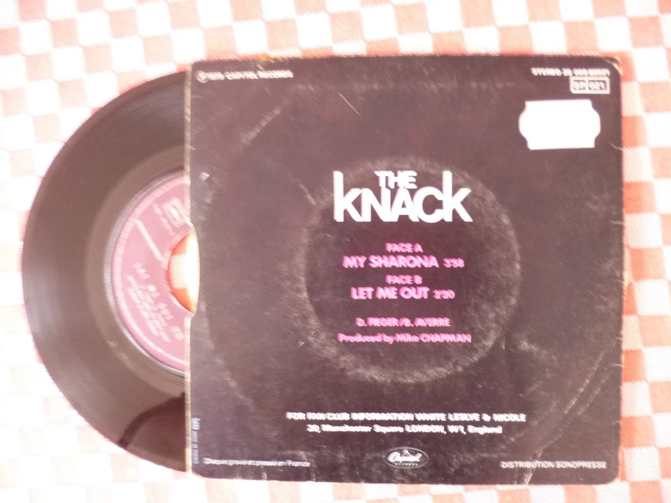 The Knack – My Sharona sp 45t Capitol Records – 2S 008 85921 France 1979 - Photo 2/2