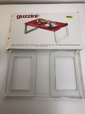 Guzzini Frühstückstablett Jolly Transparent, klappbar, 58x35xh23,5 cm