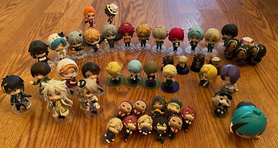 Male Idol Related, Mini Figures / Cord Weight Figures, 81 Pieces, Preowned, Lot