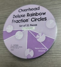 Lot ETA Cuisenaire Fraction Math Manipulatives Set Spinners Homeschool Complete