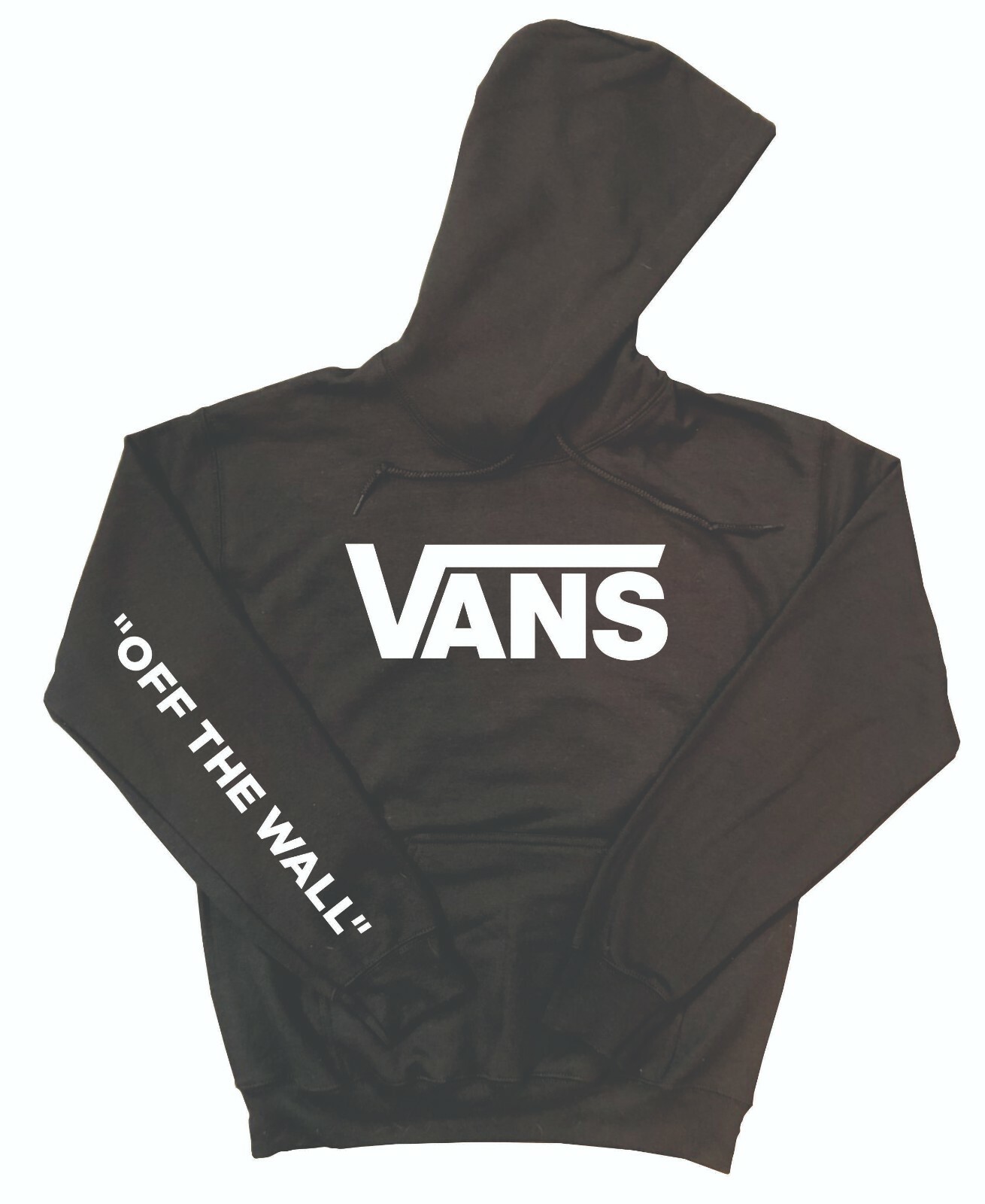 Vans Hoodie Off The Wall Black w/ White 