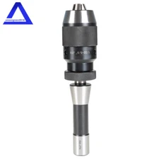 Drill Chuck 1/32"- 5/8" JT6 Keyless Self Tighten Heavy Duty W/R8 Shank Adapter
