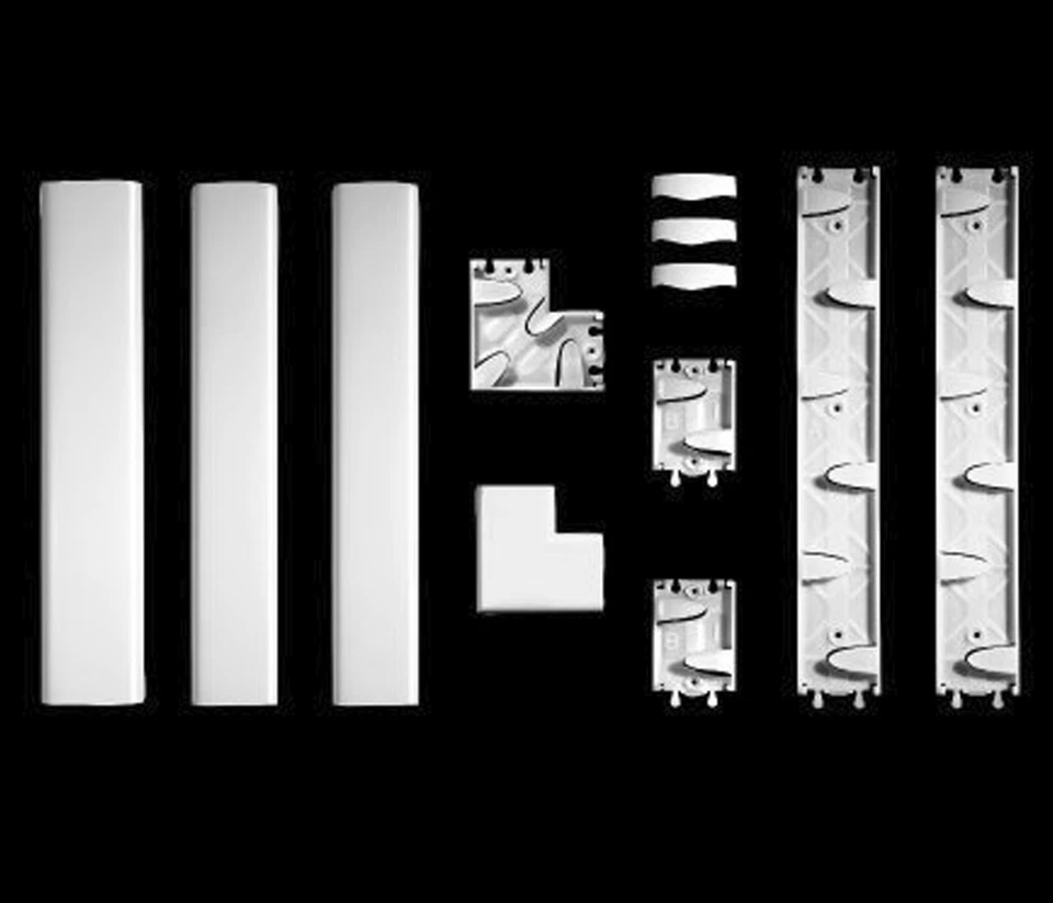 Bell'O ТВ-кабель консилер транкинг провод шнур управление скрытие настенное крепление система - Изображение 2 из 4