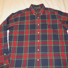 Ralph Lauren Polo Classic Fit Shirt Country Plaid Men's Size L