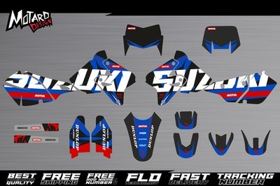 Graphics Kit for Suzuki DR-Z 400 2000-2018 2019 2020 2021 2022 2023 2024 Decals