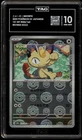 Pokemon Meowth 151 sv2a Japanese Reverse Holo #052 TAG 10 Gem Mint