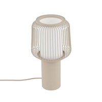 Tischleuchte Beige E27 33,5 Cm Schlafzimmer Blendarm BüRo Tischlampe Wohnzimmer