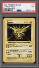 Pokemon Zapdos Base Set Shadowless Holo Rare #16 PSA 7