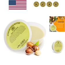 REAL African Shea Butter Pure Raw Unrefined From Ghana"IVORY" 8oz. CONTAINER