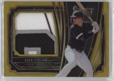2020 Panini Select Rookie Jumbo Swatches Gold Prizm 3/10 Zack Collins 00li