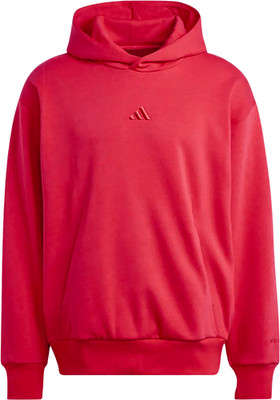 Adidas All SZN Fleece Hoodie - NWT Mens XLT / XL-Tall Pure Ruby