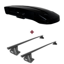 Dachbox Thule Vector M + Dachträger Thule für VW Passat Limousine B6 Typ 3C2