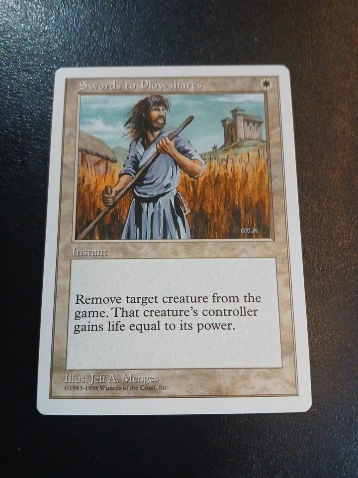 Magic The Gathering Swords to Plowshares Anthologies Light Play Condition ●246 - Image 3 of 4