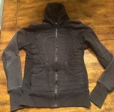 NWT Lululemon Cozy Cuddle Up Jacket Heathered Black/Black Size 4