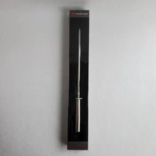 WÜSTHOF 9" IKON Brushed-Steel Handled Honing Steel NEW Sealed fits all blocks