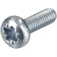 Image of R-TECH Pozi Pan Head Machine Screws BZP M4 12mm - Pack Of 100