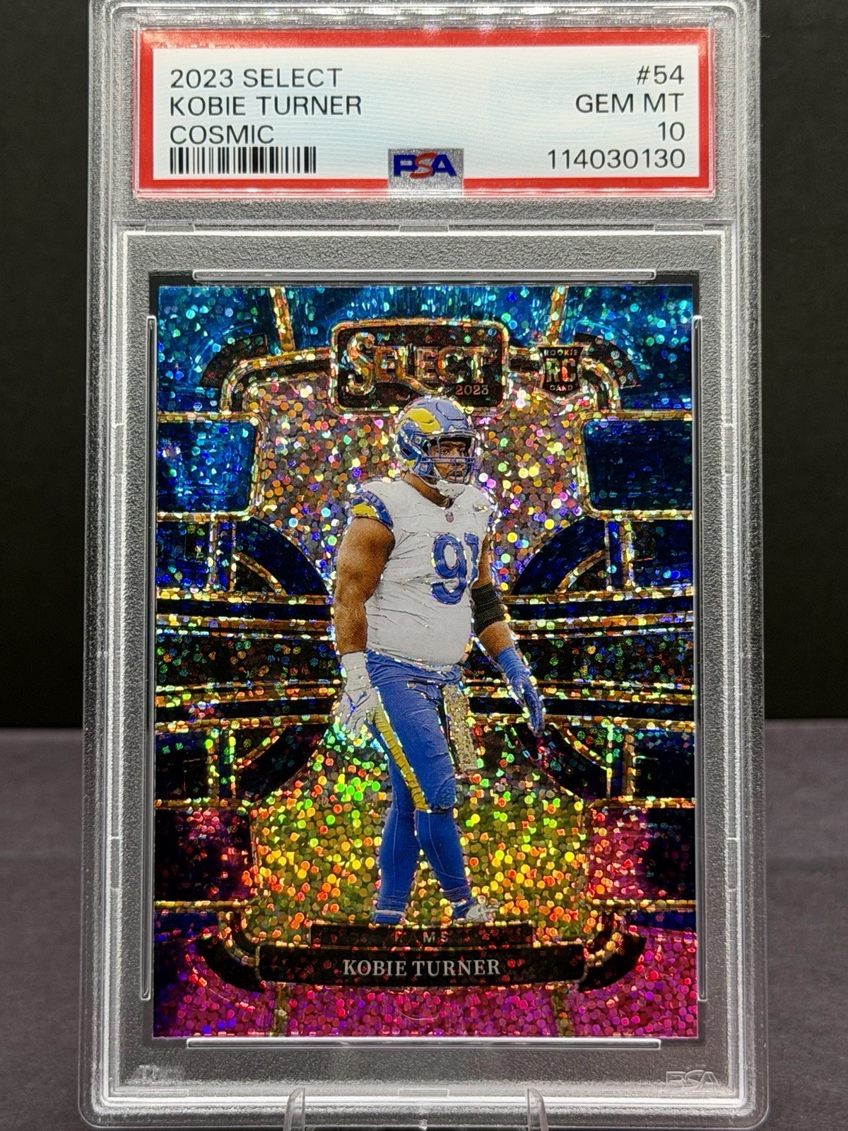 Kobie Turner Panini Select #54 Cosmic