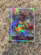2013 Topps Chrome Football Michael Crabtree Refractor # 179 San Francisco 49ers
