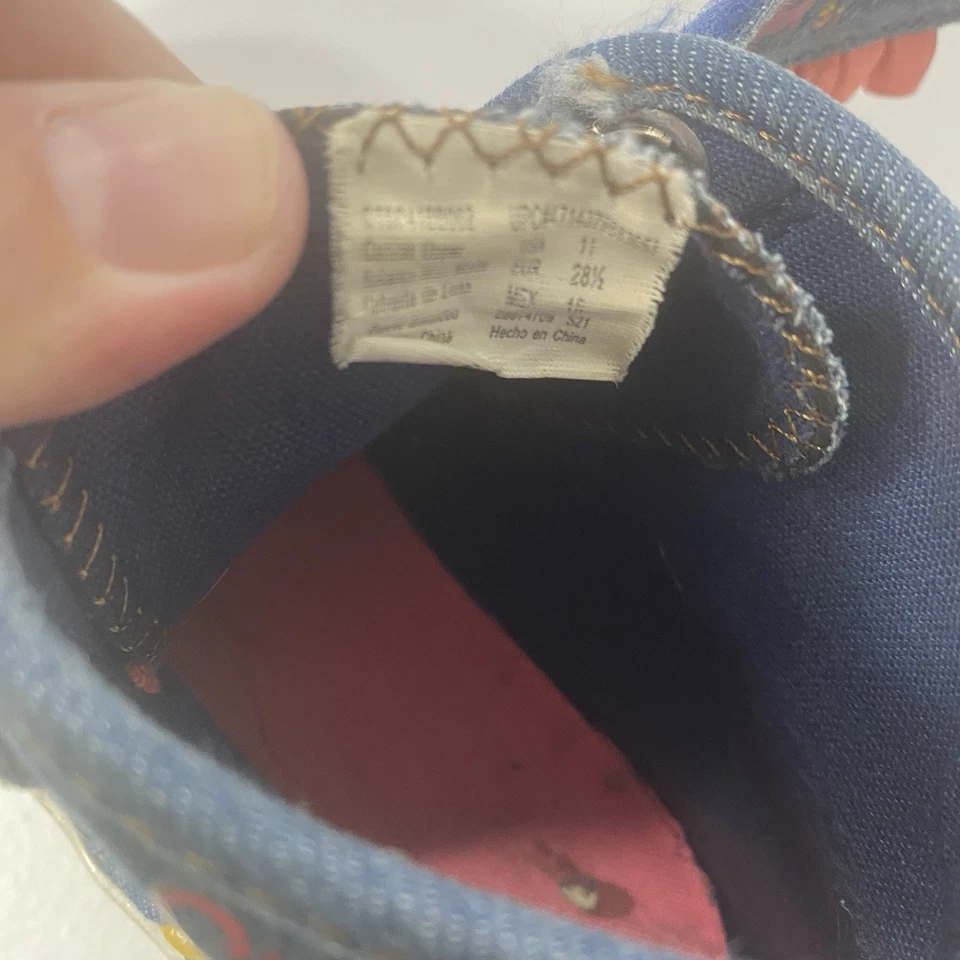 Tenis Niñas Talla 11 Wild Spirit Zapatos Atléticos Top Alto Denim Foto 4 de 4